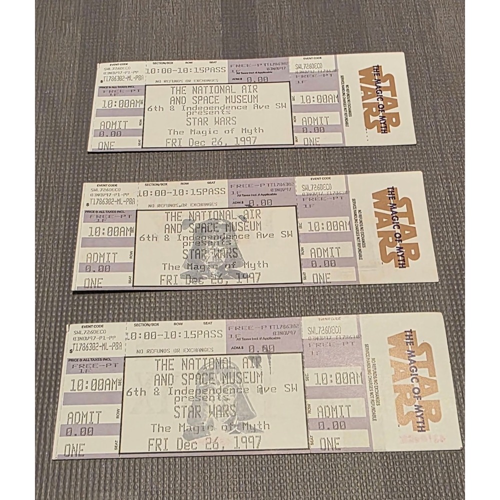 Star Wars: The Magic of Myth Smithsonian's National Air and Space Museum Tickets
